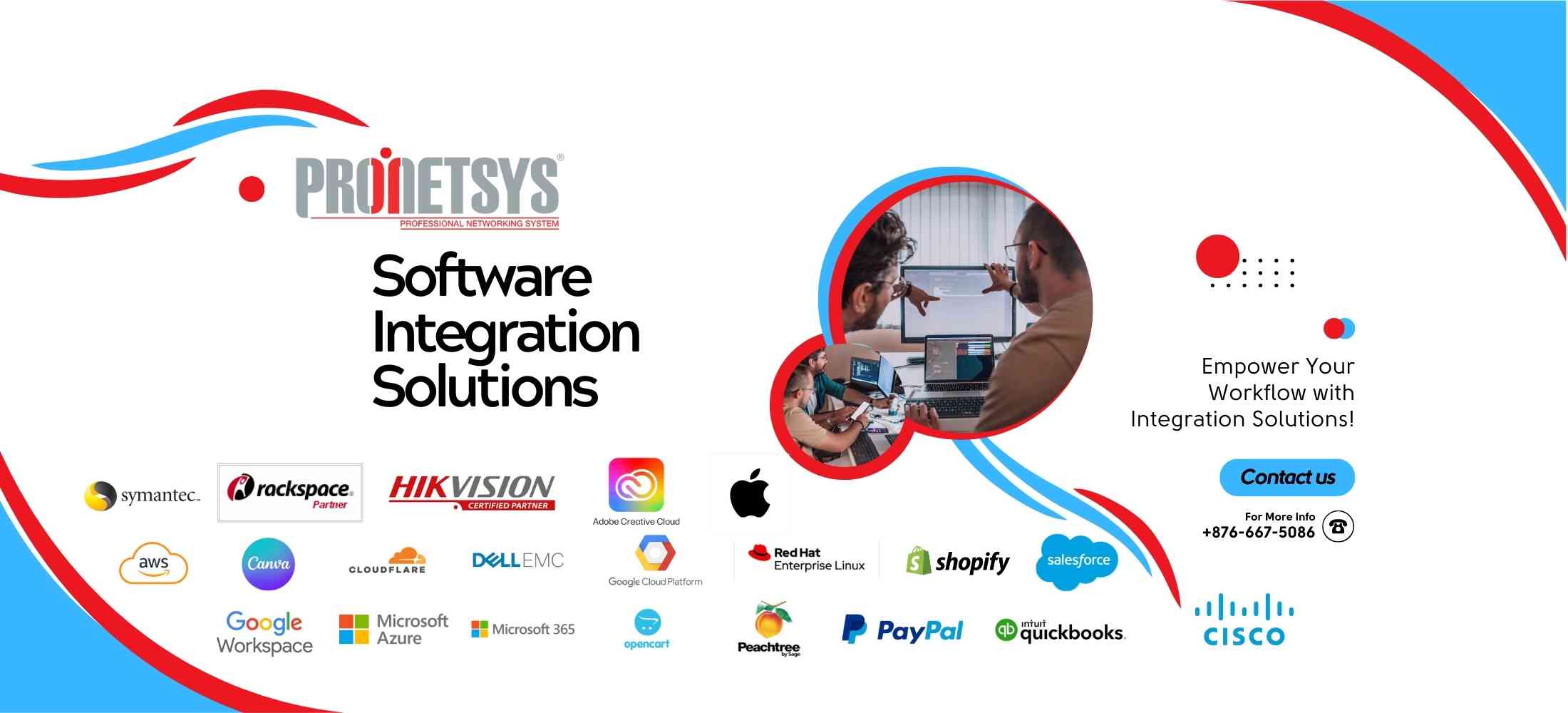 Software integration solutions — Microsoft, Adobe, AWS, Cisco and more