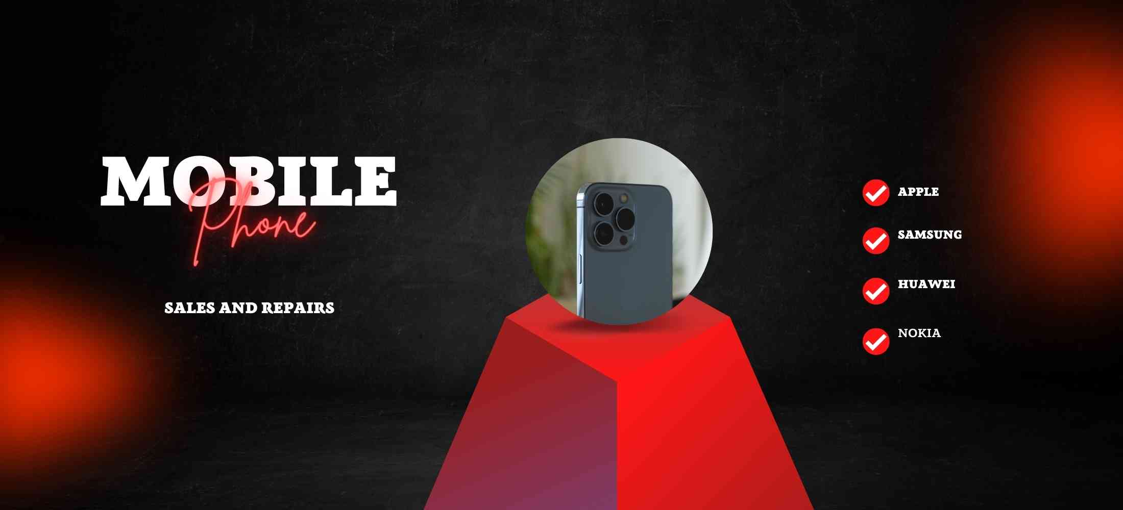 Mobile phone sales and repairs — Apple, Samsung, Huawei, Nokia