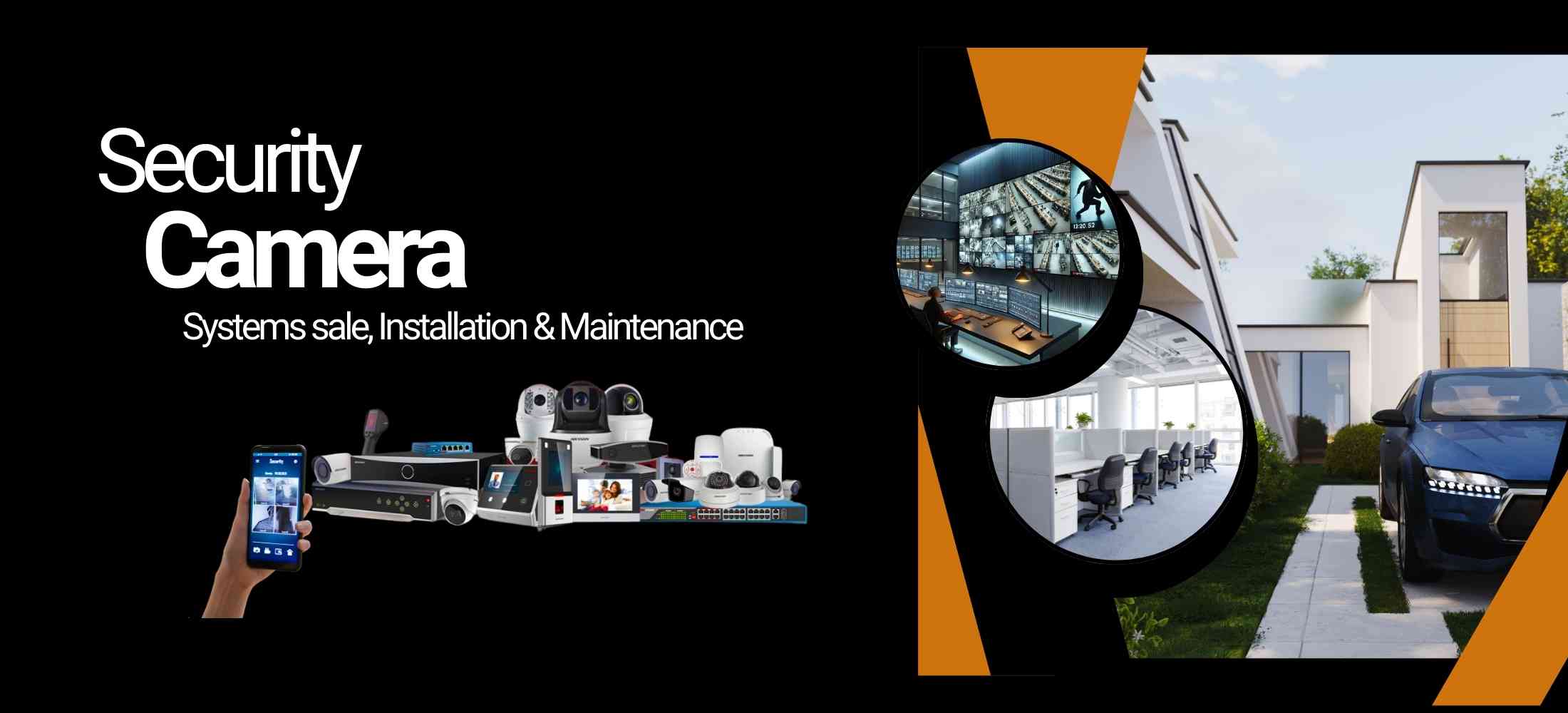Security camera systems — sale, installation and maintenance